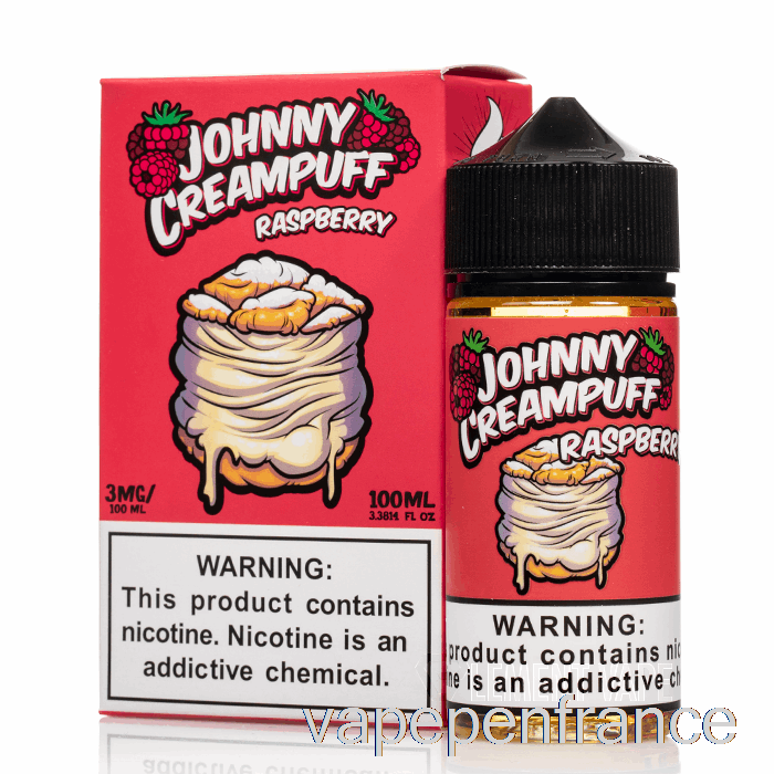 Framboise - Johnny Creampuff - 100 Ml 6 Mg Stylo Vape